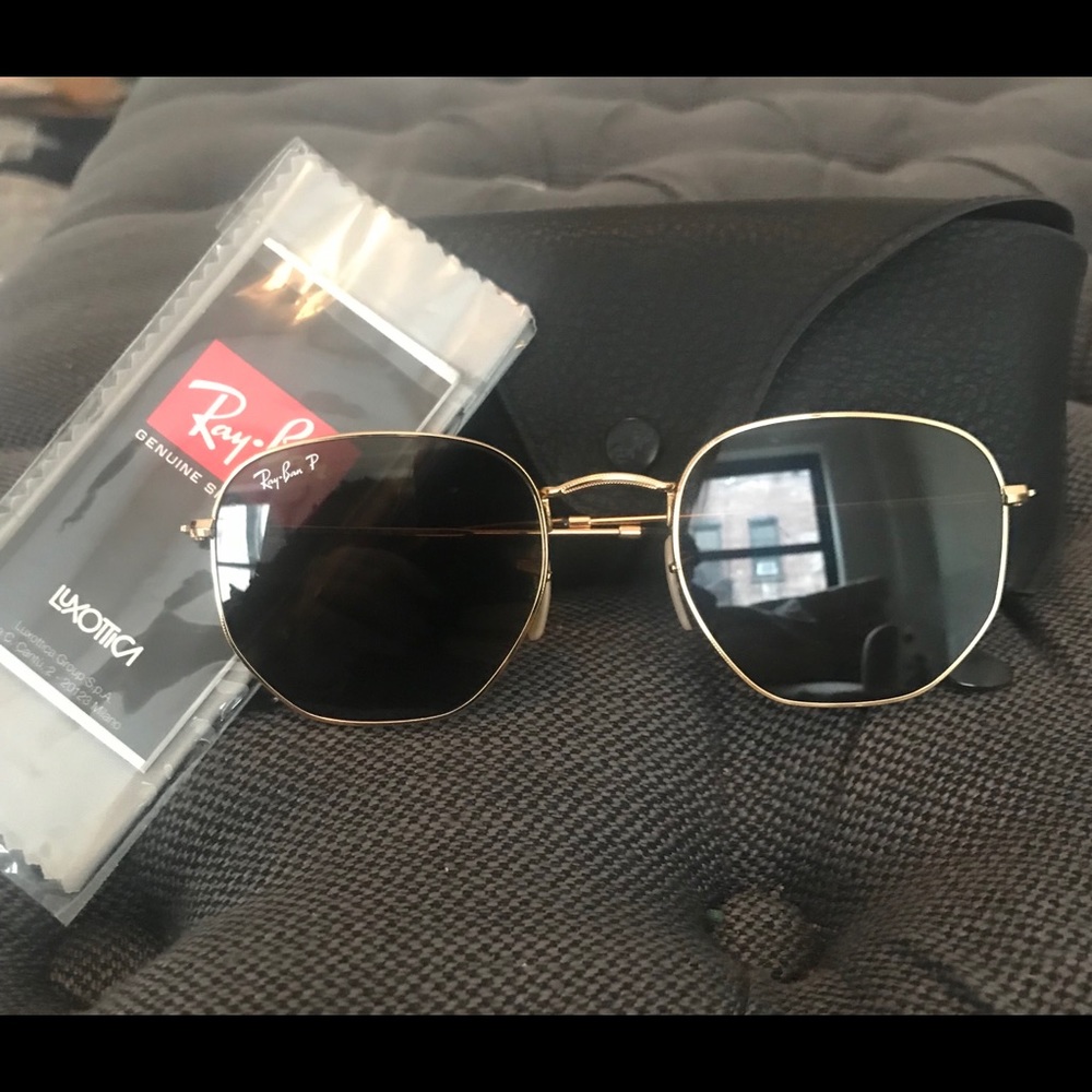 Ray Ban Hexagon Brown 54